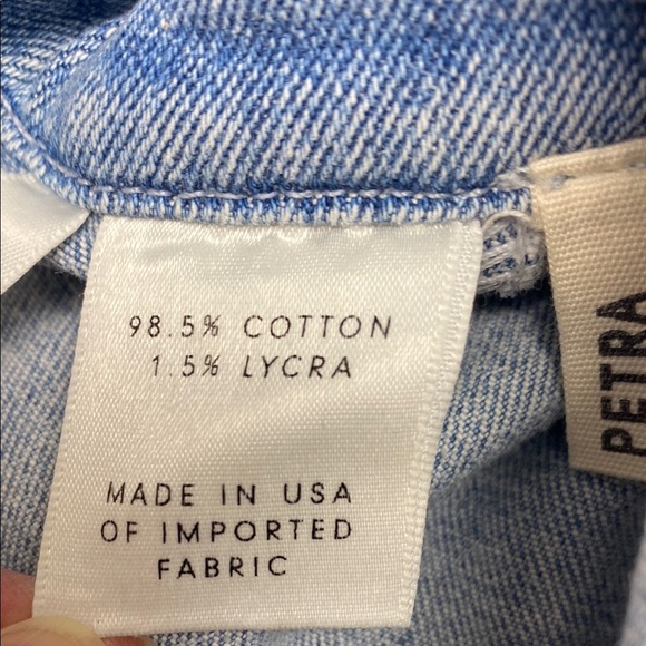 GRLFRND Revolve Petra Denim Mini Dress Hold Tight Button Front Small - Picture 15 of 15